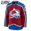 Barn Ishockey Colorado Avalanche tröja med eget tryck Fanatics Premium 2024-25 Röd Hemma